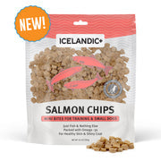 Icelandic+ Salmon Mini Fish Chips Dog Treats (2.5 oz)