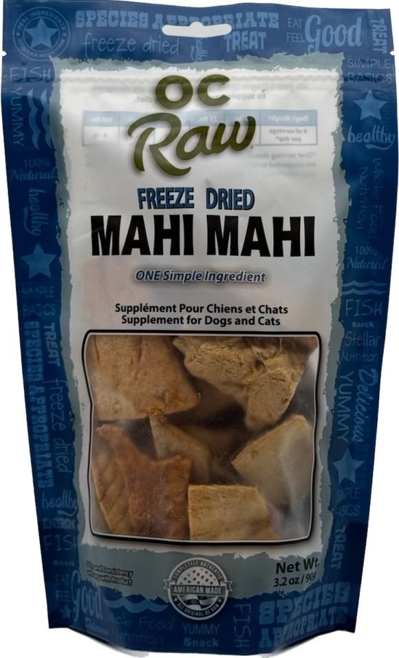 OC Raw Freeze Dried Mahi Mahi