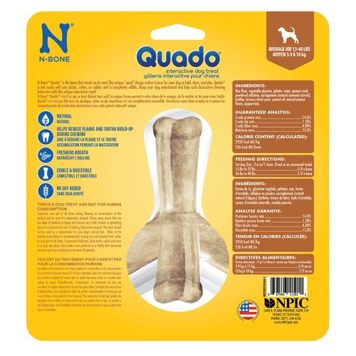 N-Bone® Quado® Interactive Bone Peanut Flavor