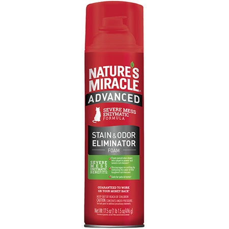 Nature's Miracle Advanced Stain and Odor Eliminator - Foam For Cats