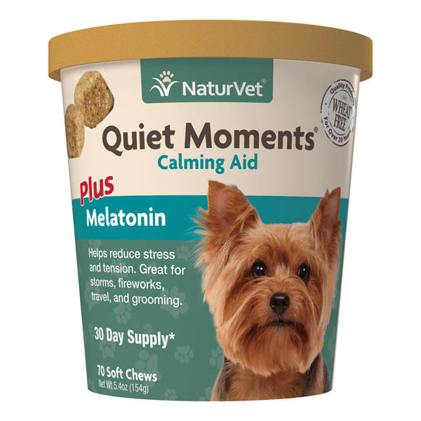 NaturVet Quiet Moments® Dog Calming Aid Soft Chews - Newton Square
