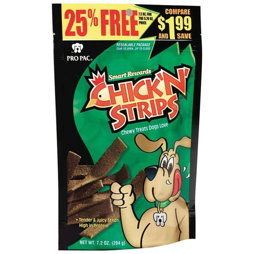 Pro Pac Chick'N'Strips Dog Treats